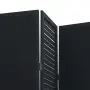 vidaXL Разделител за стая, 5 панела, черен, дърво пауловния масив, снимка 6