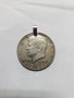 Медальон 1/2  сребърен долар, снимка 1