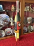 Уникална подова керамична ваза (85 см) – ръчно рисуван арт модернизъм, снимка 2