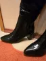 Дамски ботуши с дебел ток, снимка 6