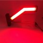 LED Габарити Рогче Ефект,"Бягащ" Режим Светлина червена бяла и орнажева комплект 2 броя, снимка 4