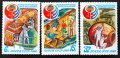 СССР, 1980 г. - пълна серия чисти марки, космос, 1*47, снимка 1