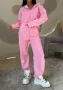 Дамски комплект с горнище с цип Pink, снимка 2
