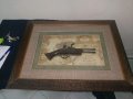 Декоративна картина - Пистолет , 64 х 48 см, снимка 1 - Картини - 40811806