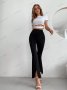 Дамски панталон с широки крачоли и висока талия, 3цвята - 023, снимка 2