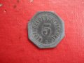 Стара немска монета жетон 1917 , снимка 6