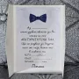 ⚜️ Покана от перлен картон за рожден ден, юбилей, абитуриентски бал, снимка 5