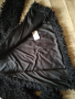 Пухено черно яке / палто / жилетка, снимка 2