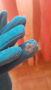 Тюркоазени микрофибърни меки  ръкавици с кадифена подплата, снимка 2