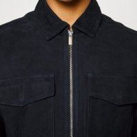 НОВО Selected Homme Suede Overshirt Jacket мъжко яке/естествен велур L, снимка 9 - Якета - 42377200