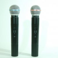 Безжични микрофони  MAV338 Dual Vocal Set, снимка 2 - Микрофони - 34790349