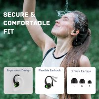 Безжични слушалки, AOTONOK C16  Bluetooth 5.3 слушалки,стерео,LED сензорни,IP7 водоустойчиви, снимка 3 - Bluetooth слушалки - 42460035