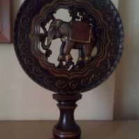 Дърворезба, Индийски слон”, снимка 5 - Декорация за дома - 33838935