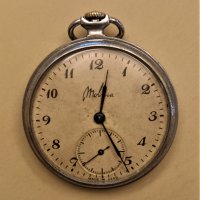 Часовник джобен Молния автентичен работещ, снимка 1 - Антикварни и старинни предмети - 35741046