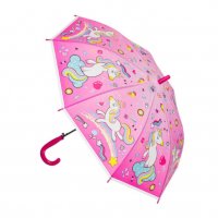 Детски автоматичен чадър, Розов еднорог