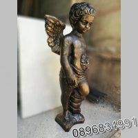 Статуя от бетон - ангел. Фигура от бетон за декорация, снимка 2 - Градински мебели, декорация  - 35852219