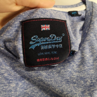 Намалена! Оригинална дамска маркова тениска Superdry vintage logo, L-XL, 42, снимка 9 - Тениски - 36506972