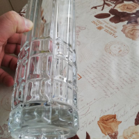 Стъклена стара ваза, снимка 10 - Вази - 36135760