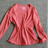 Оранжева блуза, снимка 2 - Блузи с дълъг ръкав и пуловери - 33820663