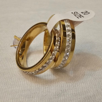 Два комплекта пръстени със по 2 броя във всеки комплект, снимка 1 - Пръстени - 44518649