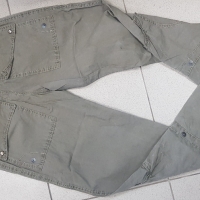 Продавам мъжки панталон с ластик в кръста сивозелен S, снимка 3 - Панталони - 36044706
