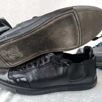 Limited Edition КАТО НОВИ LOUIS VUITTON® ORIGINAL LV TRAINER BLACK LEATHER SNEAKER 40 - 41, снимка 18 - Ежедневни обувки - 44572285