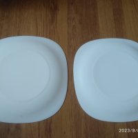 Бели Големи чинии плата , снимка 2 - Чинии - 42118002