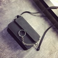 Малка черна чанта-портомоне, подходяща за официални поводи 23х15см, снимка 2 - Чанти - 44329815