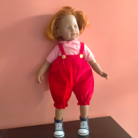 Колекционерска кукла Brigitte Paetsch Zapf Creation 2001 48 см, снимка 11 - Колекции - 44827974