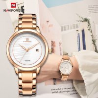 Дамски часовник NAVIFORCE Clarity Rose Gold/White 5008 RGW., снимка 2 - Дамски - 34744589