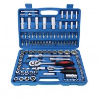 Гедоре ZHONGXIN TOOLS в куфар 108 части 1/4" - 1/2", снимка 1 - Гедорета - 33077660