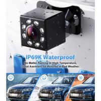 Универсална IR Камера за задно виждане с нощен режим - код 8 LED, снимка 4 - Аксесоари и консумативи - 34287384