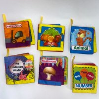 Комплект образователни меки книжки за бебе , снимка 1 - Образователни игри - 41902911