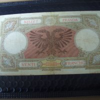 Албания 20 Franga = 100 Lek (100 ALK) 1939, снимка 2 - Нумизматика и бонистика - 41282377
