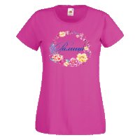 Дамска тениска Цветница Ралица Цветен венец, снимка 2 - Тениски - 35953764