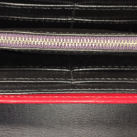 Червен дамски кожен портфейл, ръчна изработка , снимка 5 - Портфейли, портмонета - 44819610