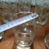 Кристални чаши за уиски Зорница , снимка 2 - Антикварни и старинни предмети - 44465779