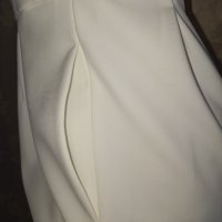Zara S-Бяла  къса рокля с изрязан гръб , снимка 9 - Рокли - 40532961