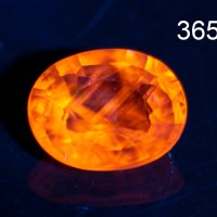 Бледожълт сапфир 0.60ct VS овална шлифовка Цейлон оранжева флуоресценция, снимка 2 - Други - 40567220
