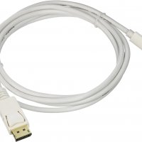 Monoprice Mini DisplayPort към DisplayPort кабел, Full HD 1080p, 4K UltraHD, 3 метра, снимка 2 - Кабели и адаптери - 35982305