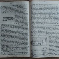 Продавам уникално старо ръкописно техническо издание , снимка 2 - Антикварни и старинни предмети - 44739934