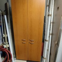 Офис шкаф - гардероб с четири врати и 5бр. рафтове 86/40/194, снимка 1 - Шкафове - 41500557