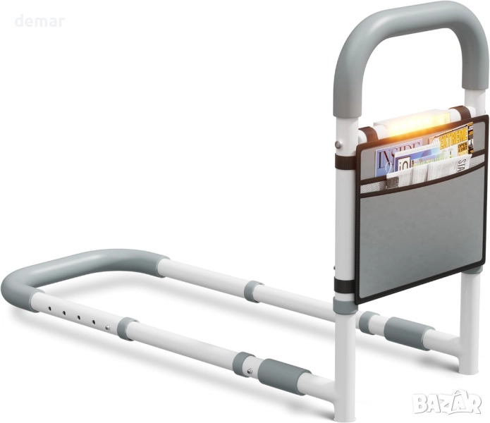 Опора за легло Yornoli за възрастни хора, светлина със сензор за движение, регулируема дръжка, снимка 1