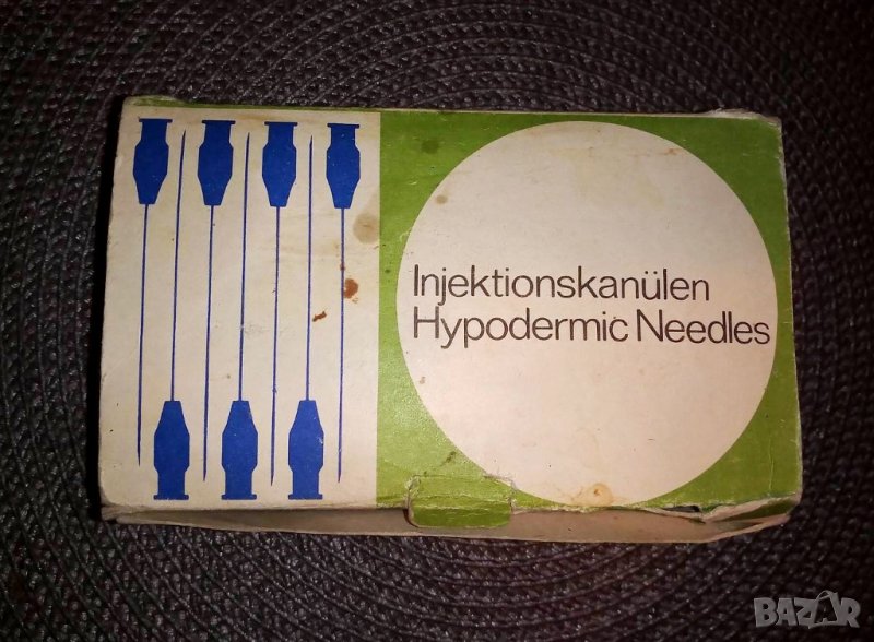 Vintage ГДР  Rekord  игли за инжекции, снимка 1