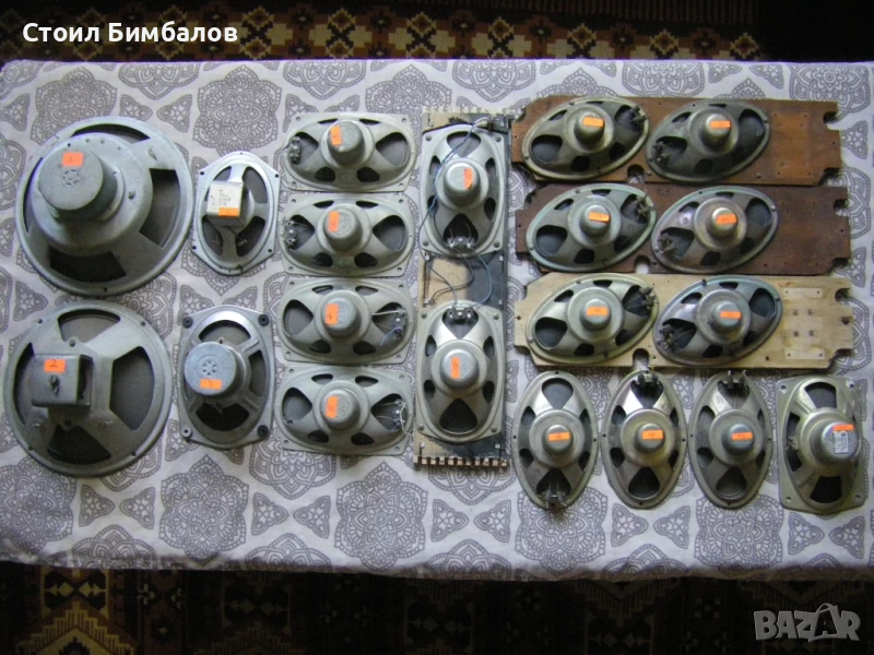 Качествени широколентови говорители от стари радиоапарати, снимка 1