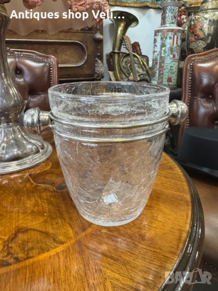 Стъклена ледиера №6094 , снимка 1