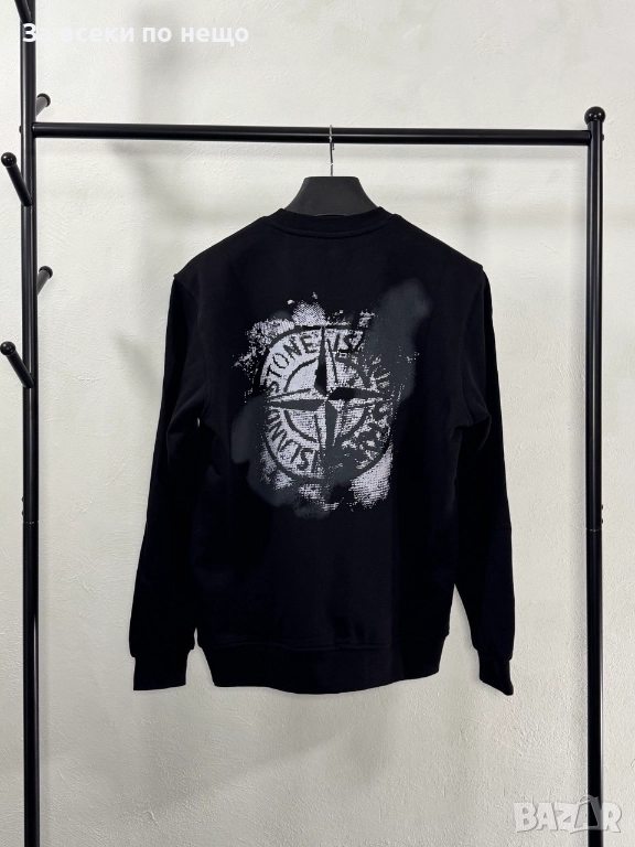 Stone Island Мъжка Черна Блуза С Дълъг Ръкав Код V.B.70, снимка 1