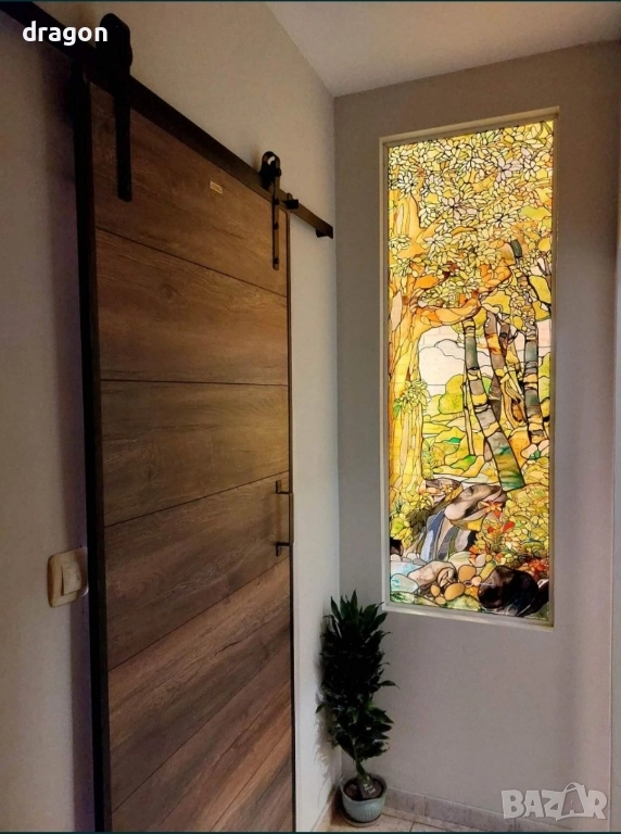 Механизъм за плъзгаща врата, пълен комплект/ slide barn door kit, снимка 1