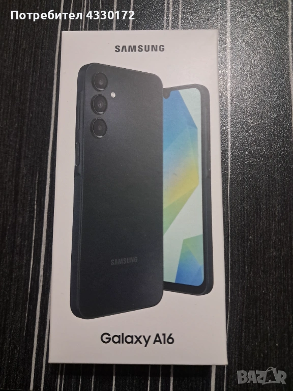 Samsung galaxy A16 black, снимка 1