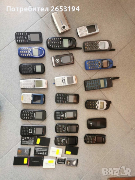 Голям Лот телефони различни марки., снимка 1